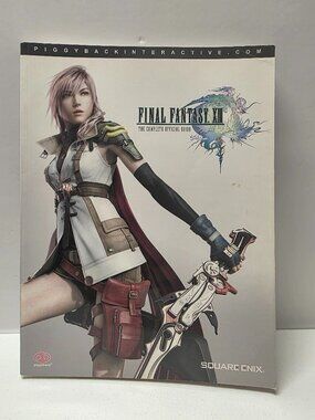 Final Fantasy 13 (XIII)Official Strategy Game Guide Book PIGGYBACK Check Photos